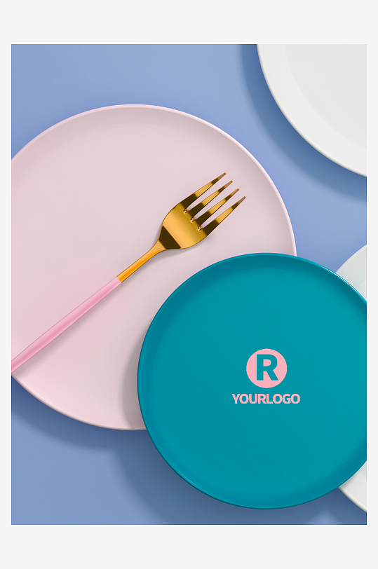 陶瓷餐具样机psd模板素材-众图网