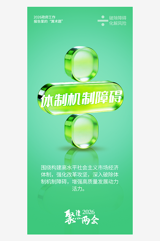 2026年图说两会政策可视化解读海报-众图网