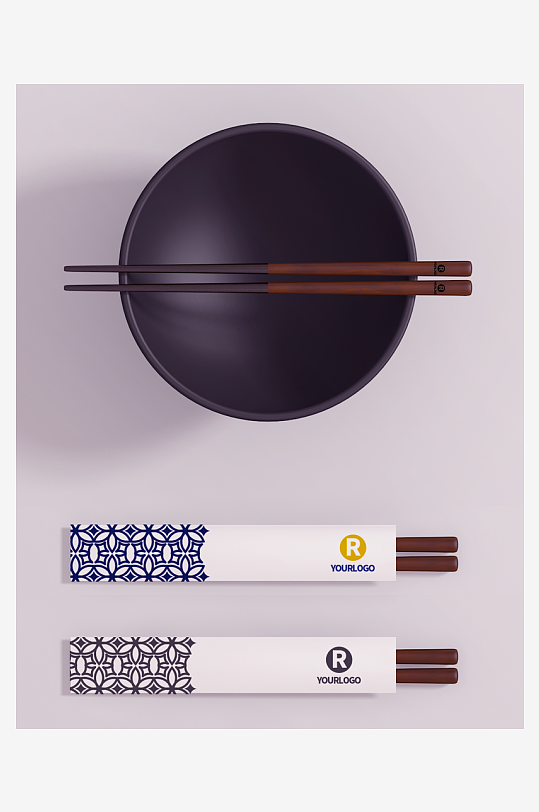 陶瓷餐具样机模板-众图网