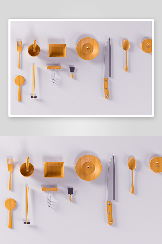 陶瓷餐具样机模板-众图网