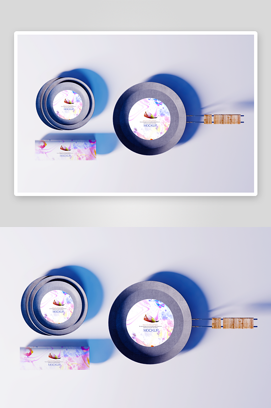 陶瓷餐具样机模板-众图网