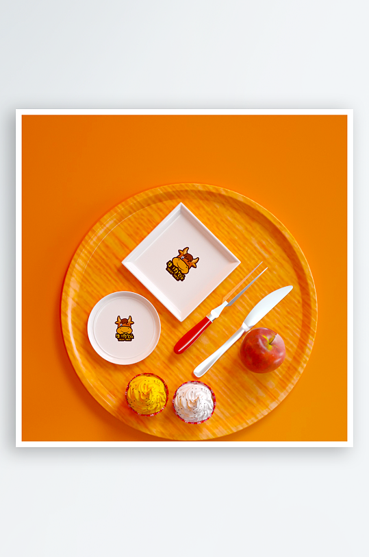 陶瓷餐具样机模板素材-众图网