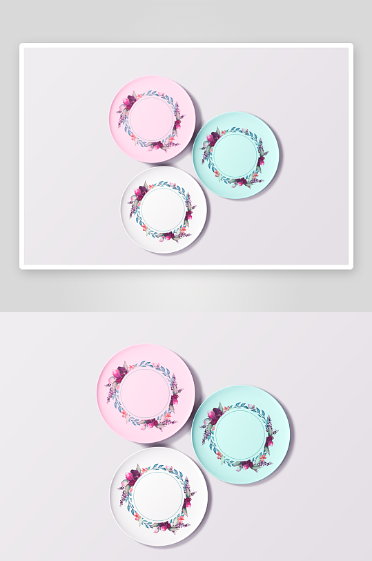 陶瓷餐具样机模板素材-众图网