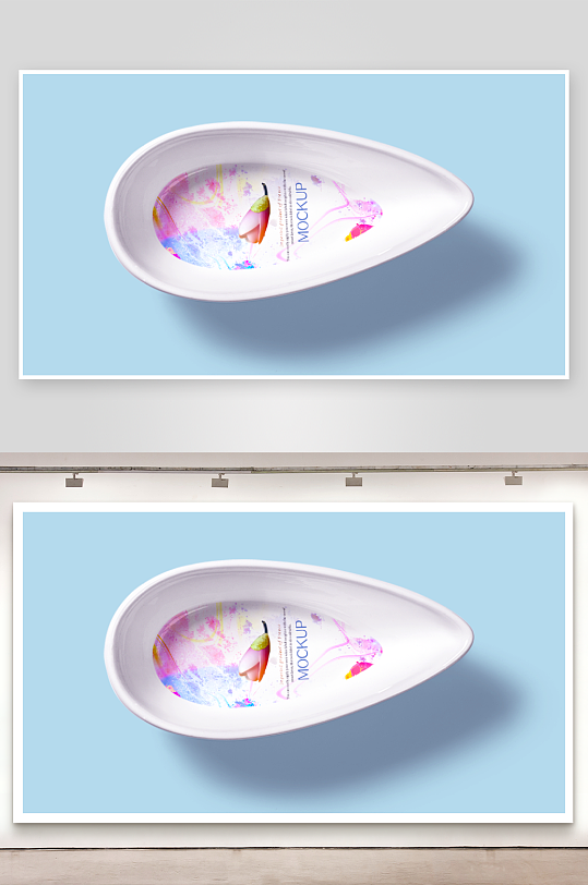 陶瓷餐具样机模板素材-众图网