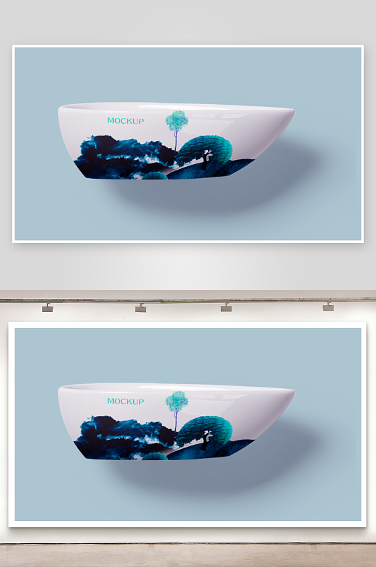 陶瓷餐具样机模板素材-众图网