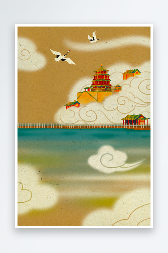 国潮插画设计模板-众图网