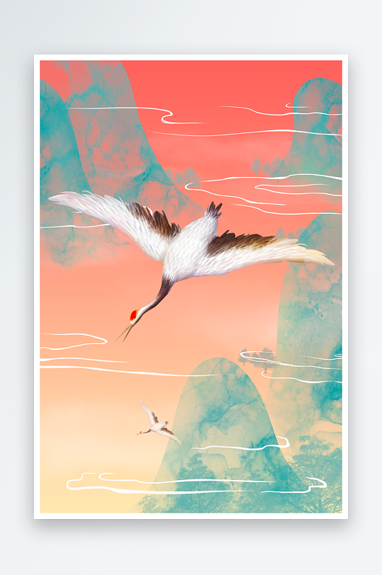 国潮插画设计模板-众图网