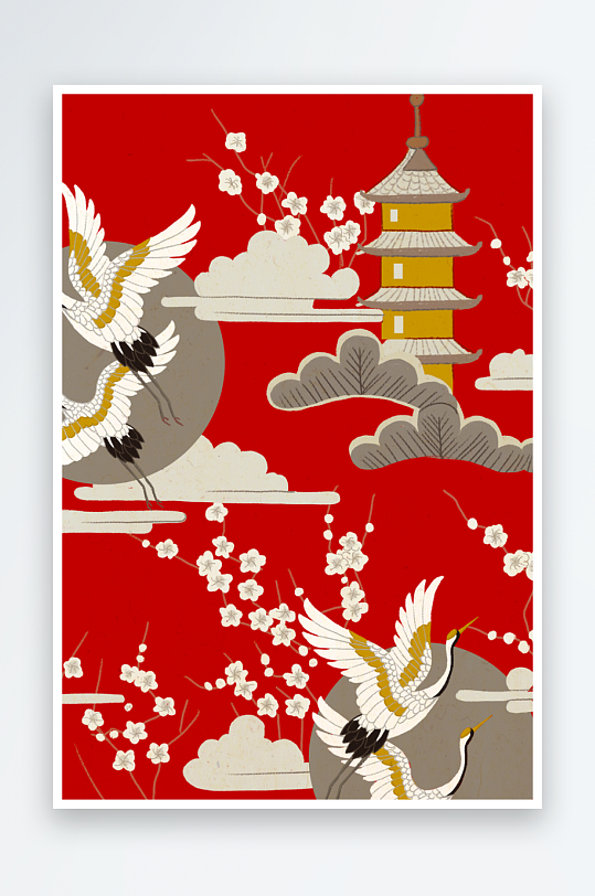 国潮插画设计模板-众图网