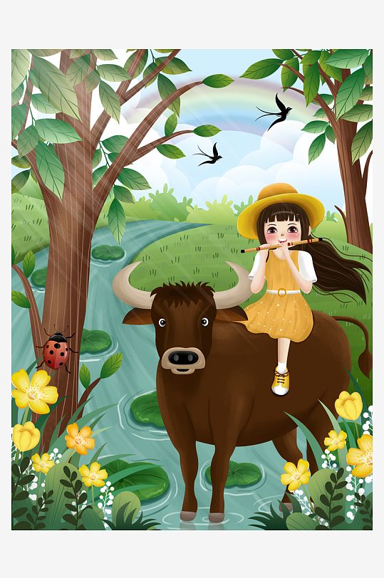 清明节插画模板素材-众图网