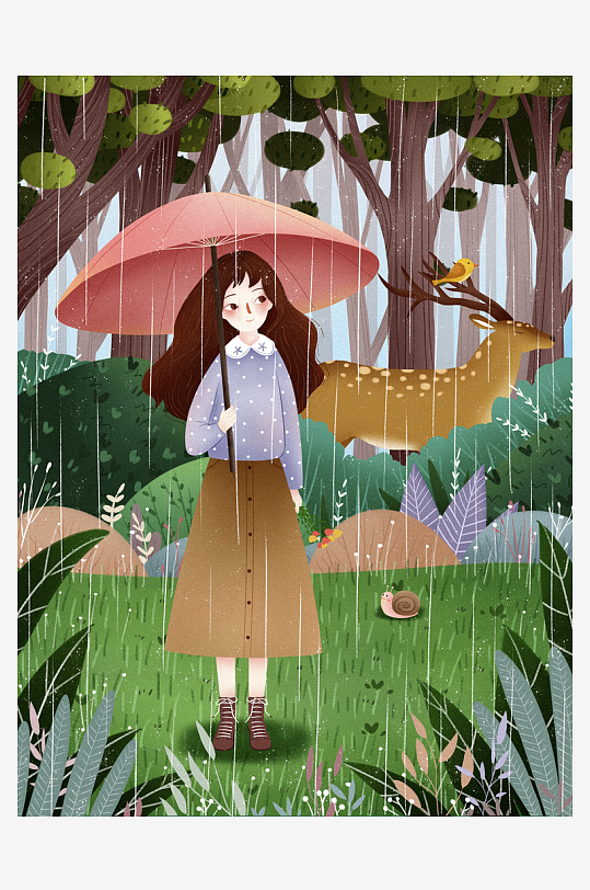 清明节插画模板素材-众图网