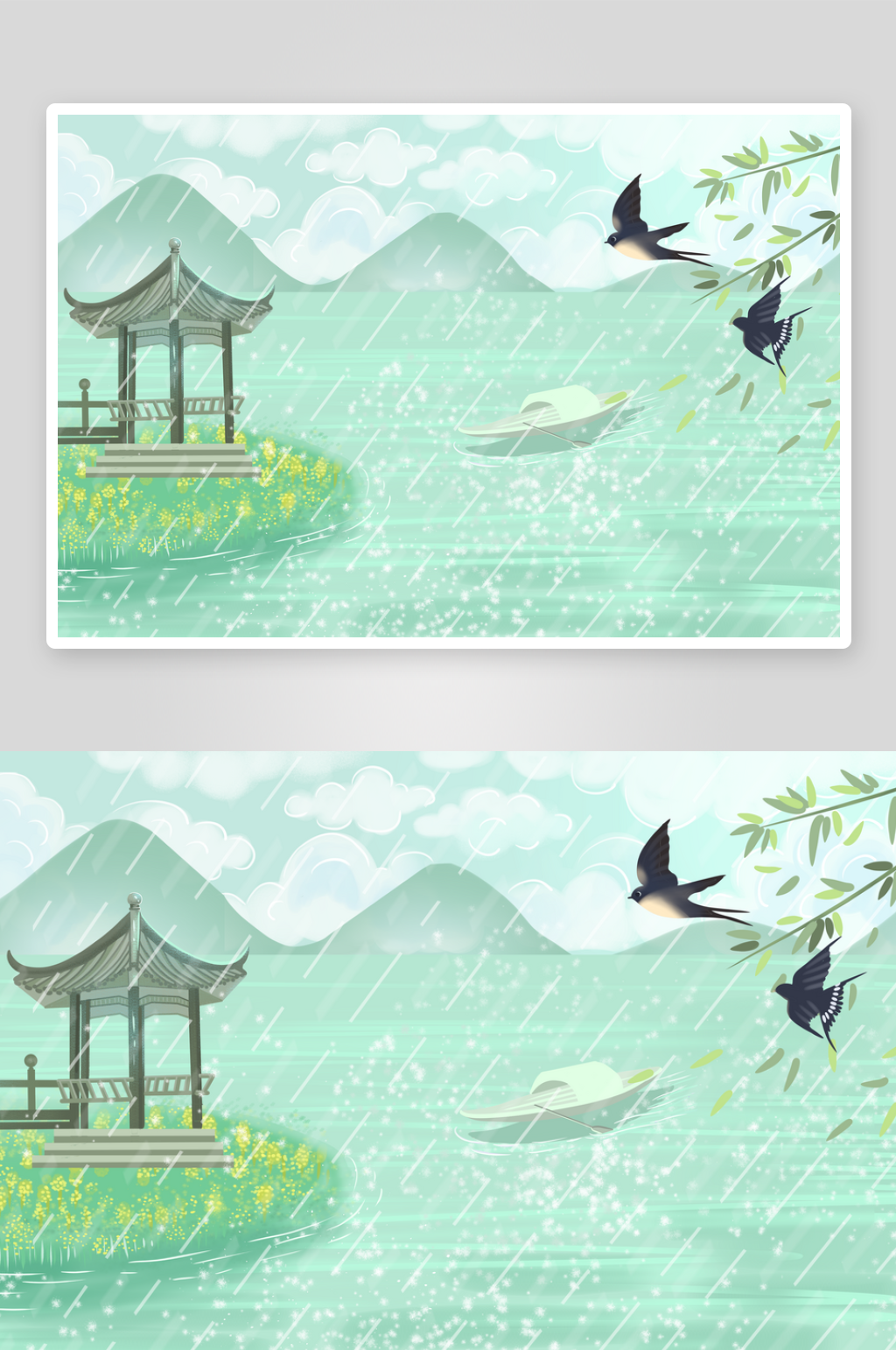 清明节插画模板素材素材
