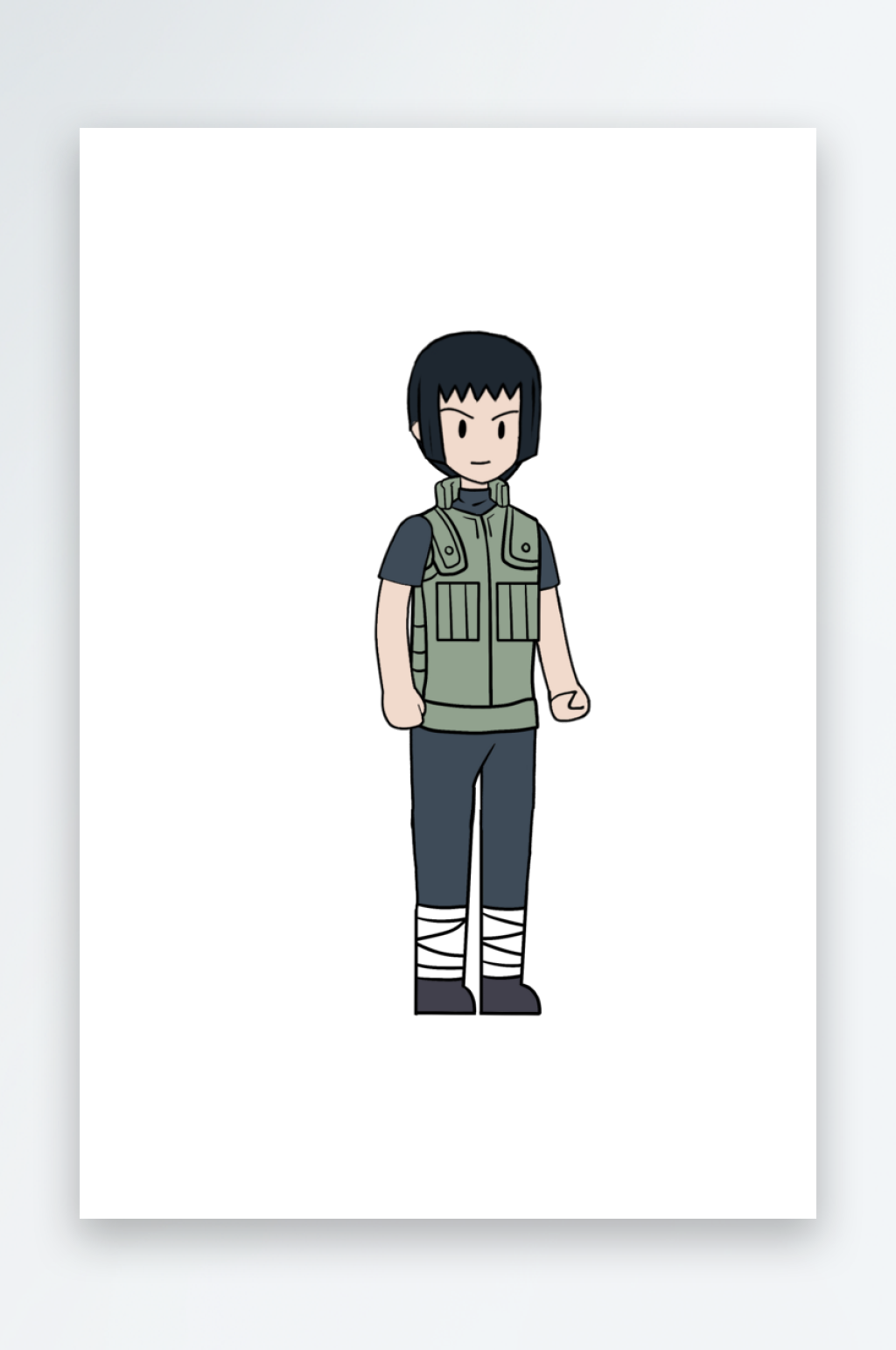 同人合集简笔插画椿素材