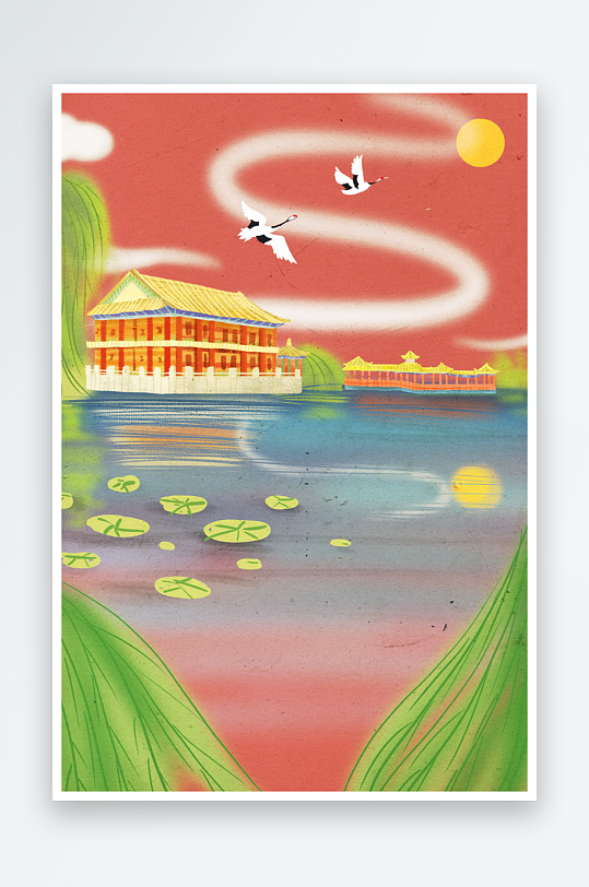 中国风国潮插画图片