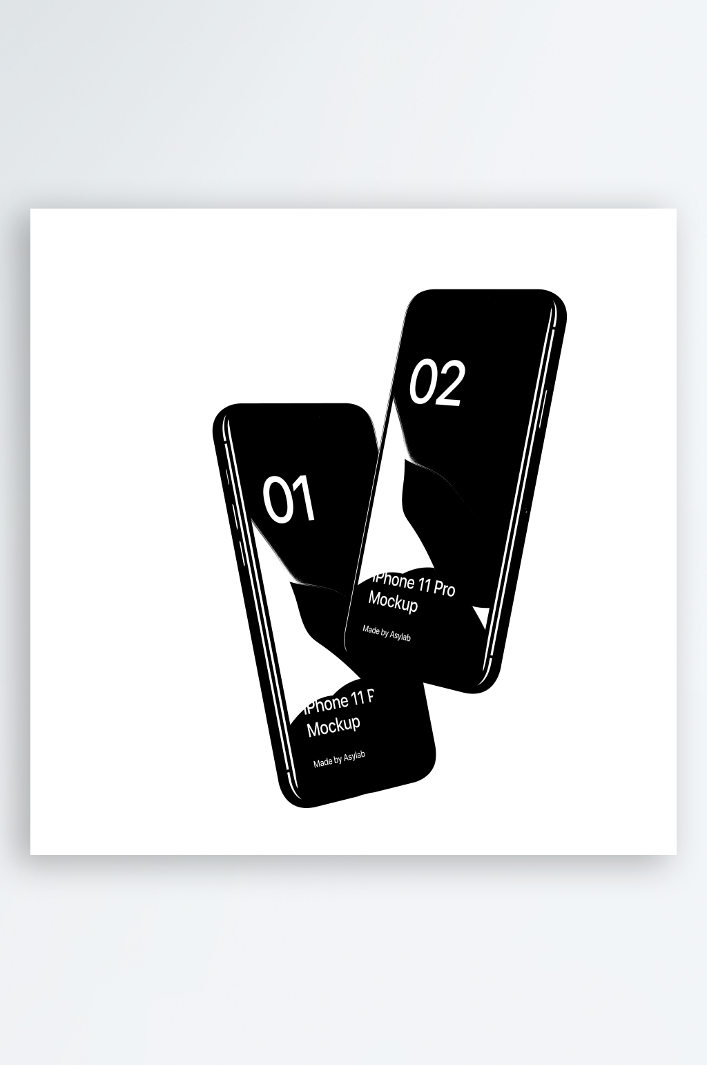 iphone11手机样机模板素材