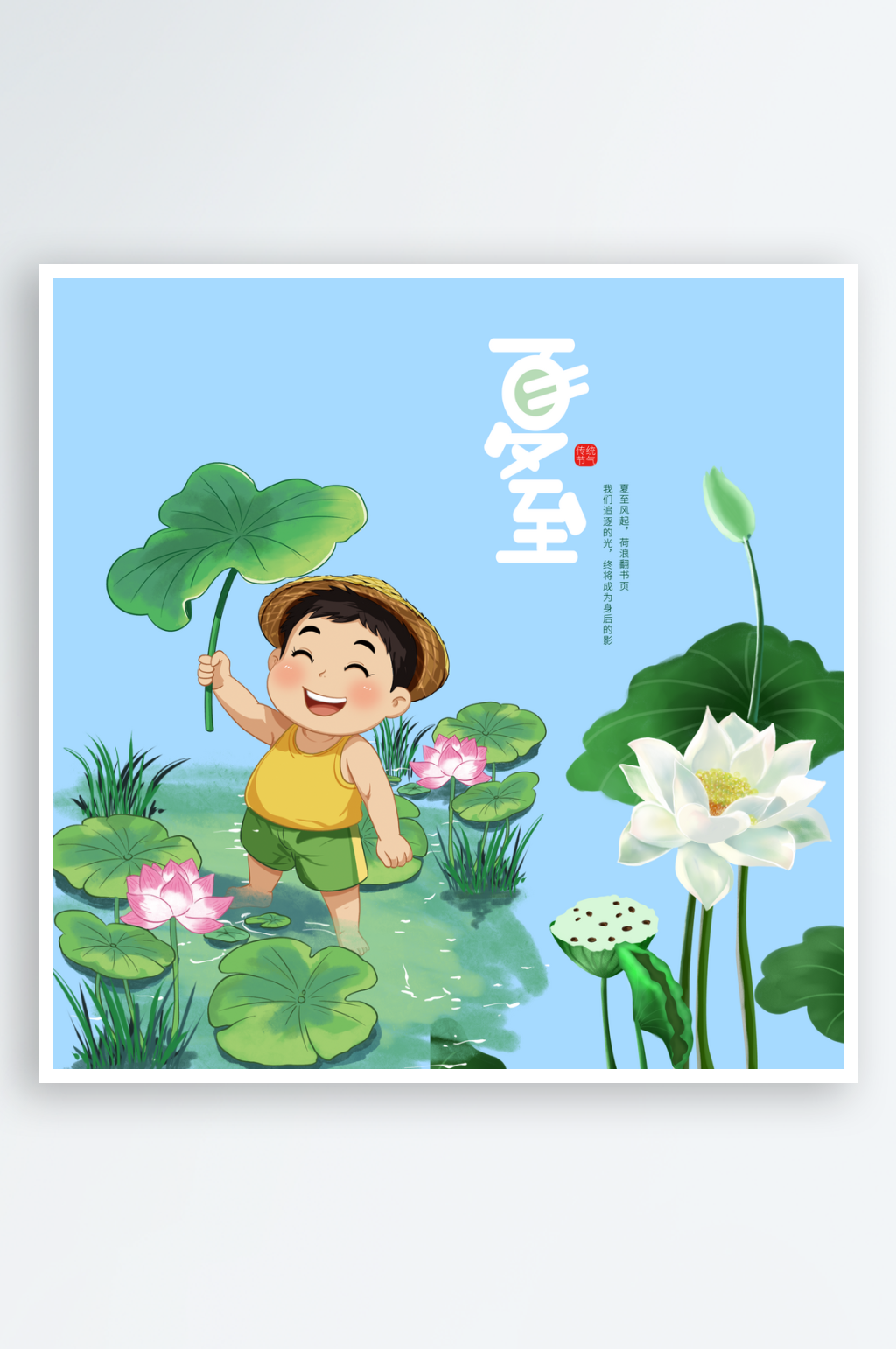 二十四节气之夏至素材素材