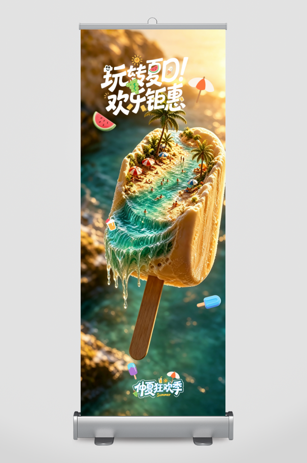 玩转夏日海报设计素材