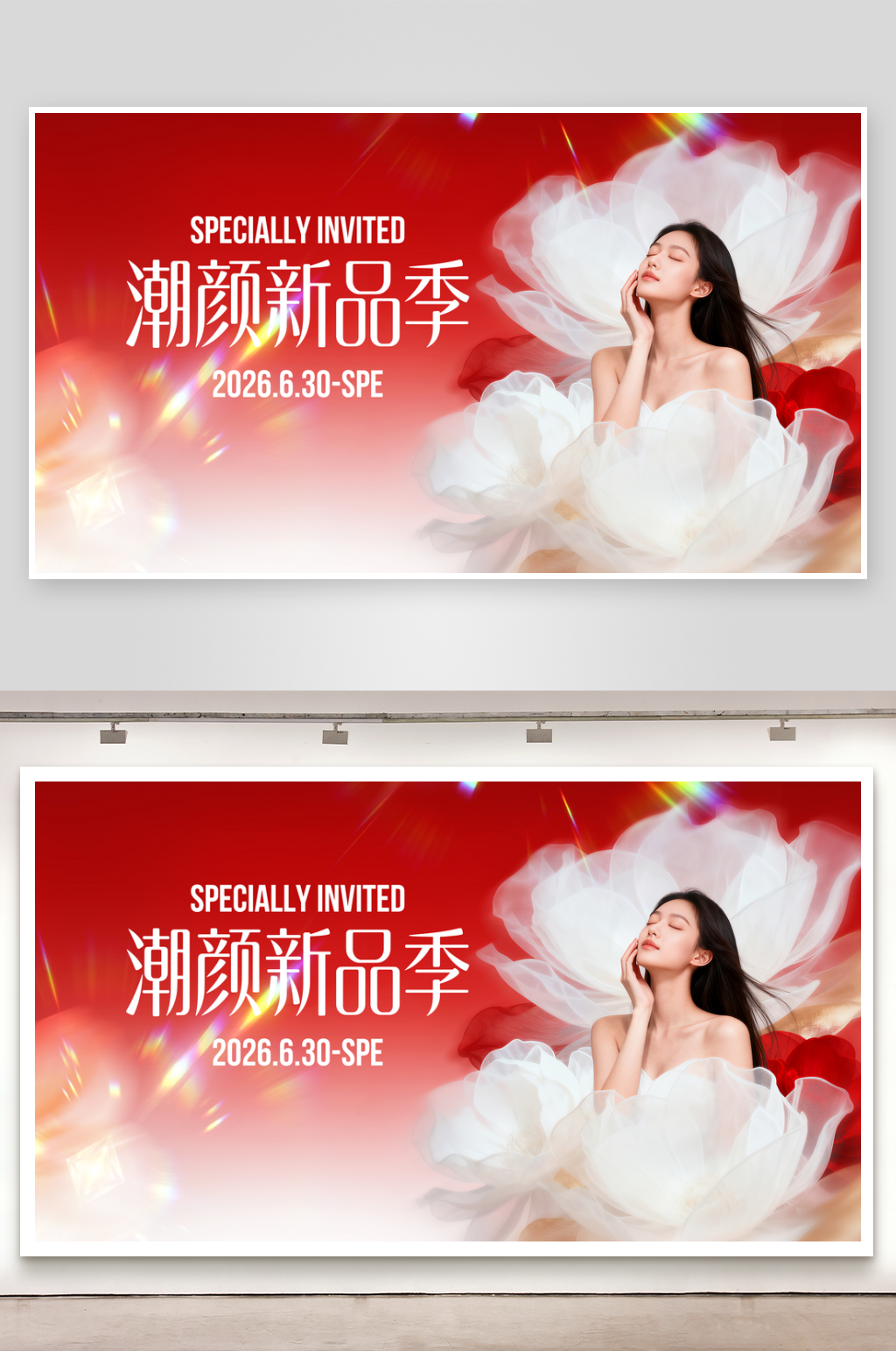 医美活动主画面设计素材