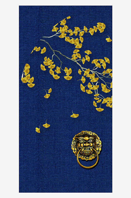 唯美中国风背景装饰画